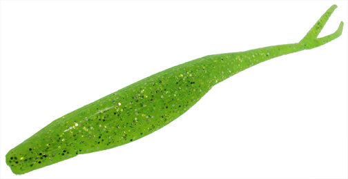 Zoom Super Fluke 5'', Chartreuse Glitter