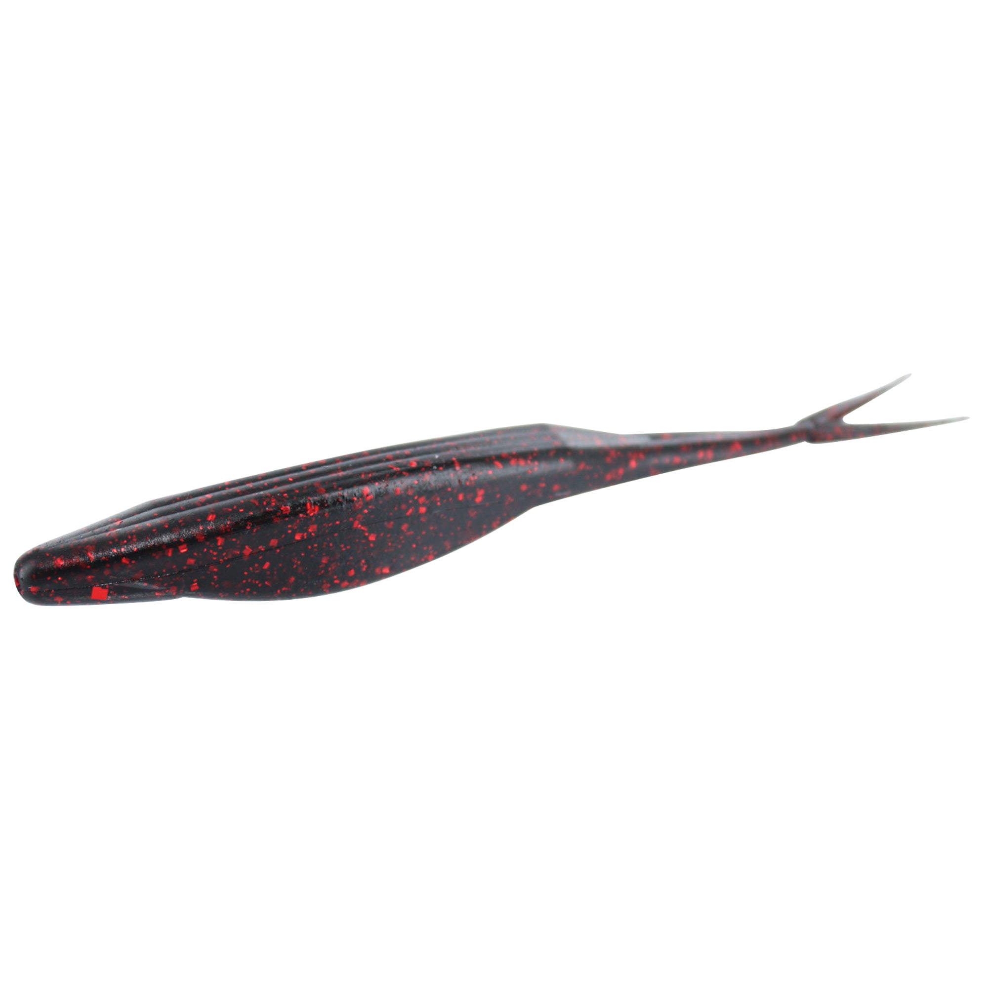 Zoom Super Fluke 5'', Black Red Glitter